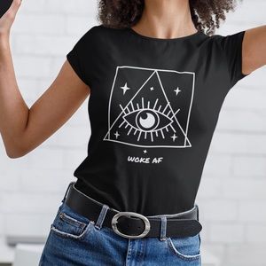 NEW Woke AF Graphic shirt soft S-4X top womens